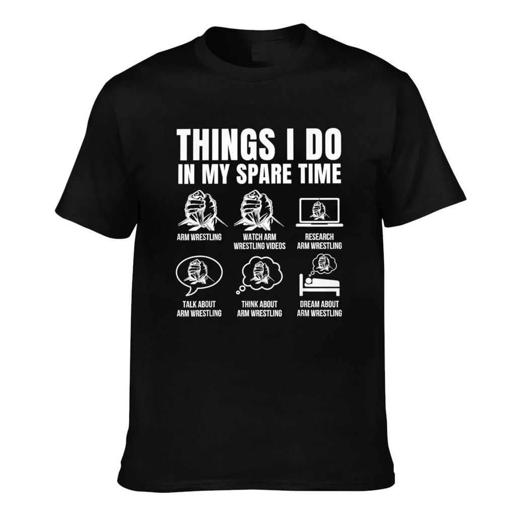 Custom Printing Arm Wrestling Mens Tee