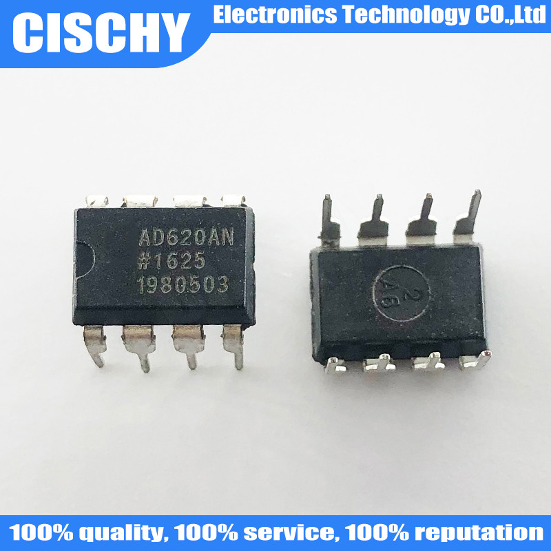 1 ชิ้น/ล็อต AD620 AD620AN AD620ANZ DIP-8 ในสต็อก