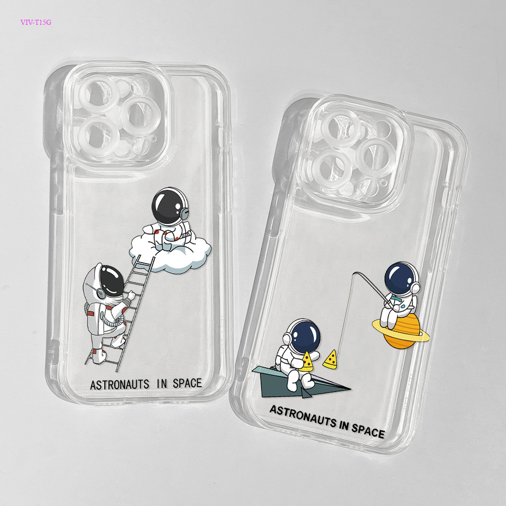 LOKAL ปลอก Hp Untuk VIVO V40 V15 V9 V5 S1 T1 Lite 4G 5G สต็อกท้องถิ่นเคสโทรศัพท์ Kesing Cassing โหมด