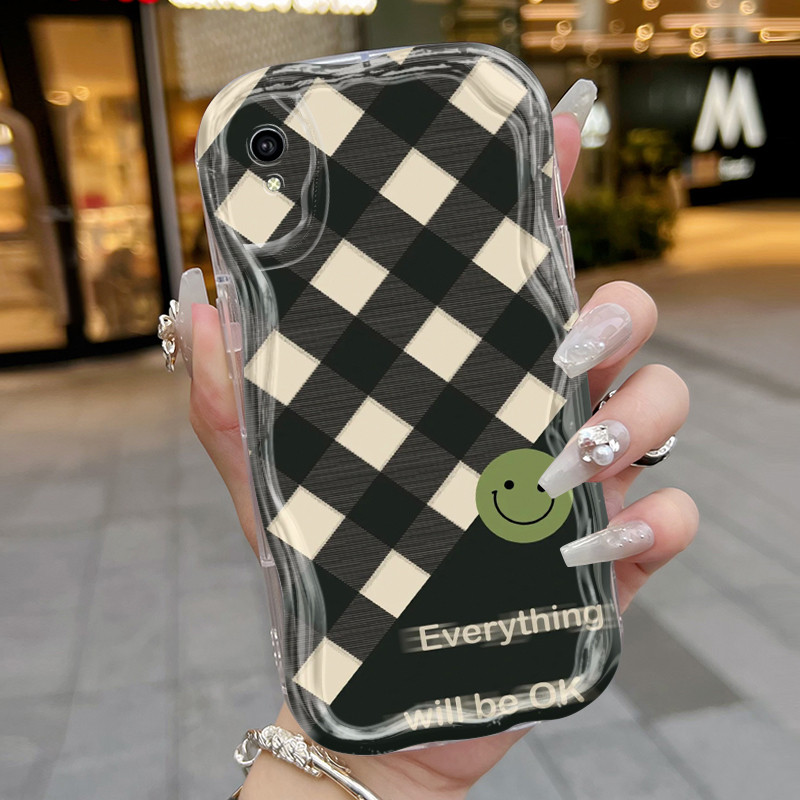 VIVO Y91C Y90 Y1s Case Transparent Case Vintage Fashion Soft Cover