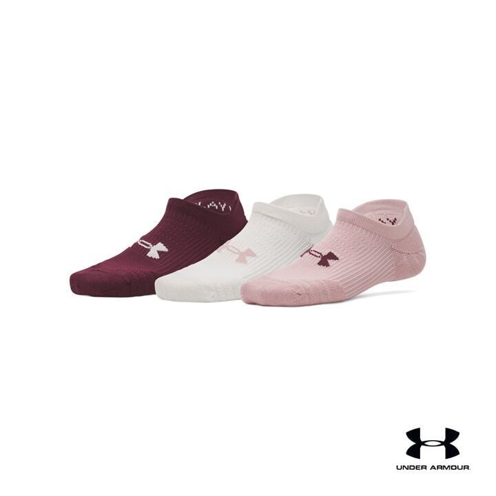 Under Armour ถุงเท้าซ่อนข้อแพ็ก 3 คู่สำหรับผู้หญิง UA Play Up