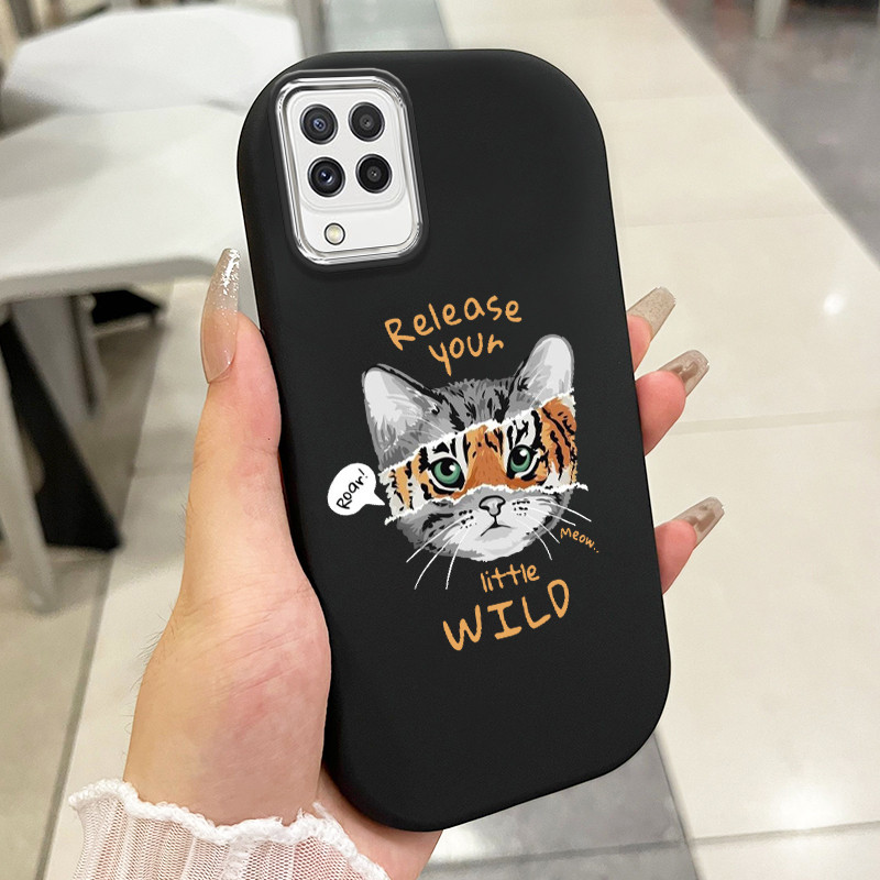 เคสใช้ได้กับ Samsung A22 M22 M32 เคสการ์ตูนสัตว์