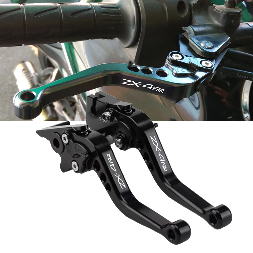 รถจักรยานยนต์ CNC คลัทช์เบรคคันโยกปรับ 6 สปีดสําหรับ Kawasaki Ninja ZX-4RR ZX4RR KRT EDITON 2023-202
