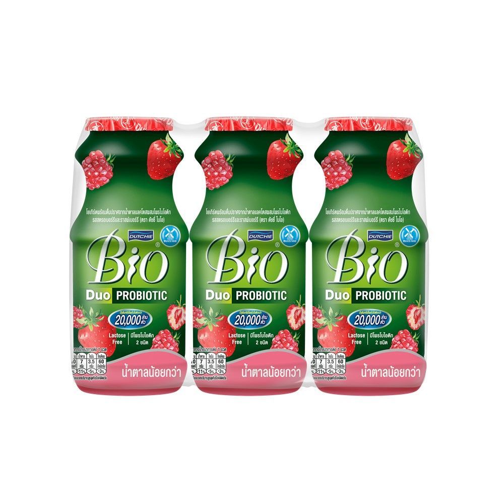 [สินค้าส่งด่วน]ดัชชี่ไบโอ สตรอเบอร์รี่ราสเบอร์รี่ 150X3