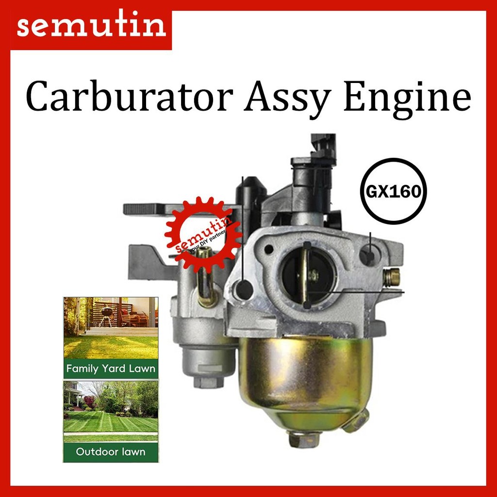 MESIN Assy เครื่องยนต์คาร์บูเรเตอร์ 168F GX160 AJ40 SM / คาร์บูเรเตอร์ 2 ถัง / เครื่องยนต์เครื่องกํา