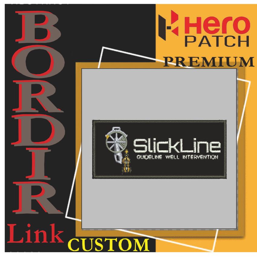 HP-483 PATCH EMBROIDERY โลโก้/BLICKLINE GUIDELINE WELL INTERVENCH EMBLEM