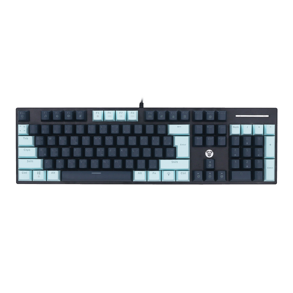 KEYBOARD (คีย์บอร์ด) FANTECH ATOM 104 MK889 (NAVY BLUE) (BLUE SWITCH - RGB - EN/TH) ###