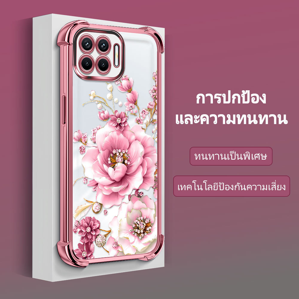 กันกระแทก เคส For OPPO A93 2020 Reno 4F เคสโทรศัพท์ เคสนิ่ม เคสกันกระแทก Soft TPU FS 2176