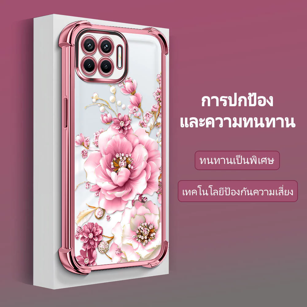 กันกระแทก เคส For OPPO A93 2020 Reno 4F เคสโทรศัพท์ เคสนิ่ม เคสกันกระแทก Soft TPU FS 2176