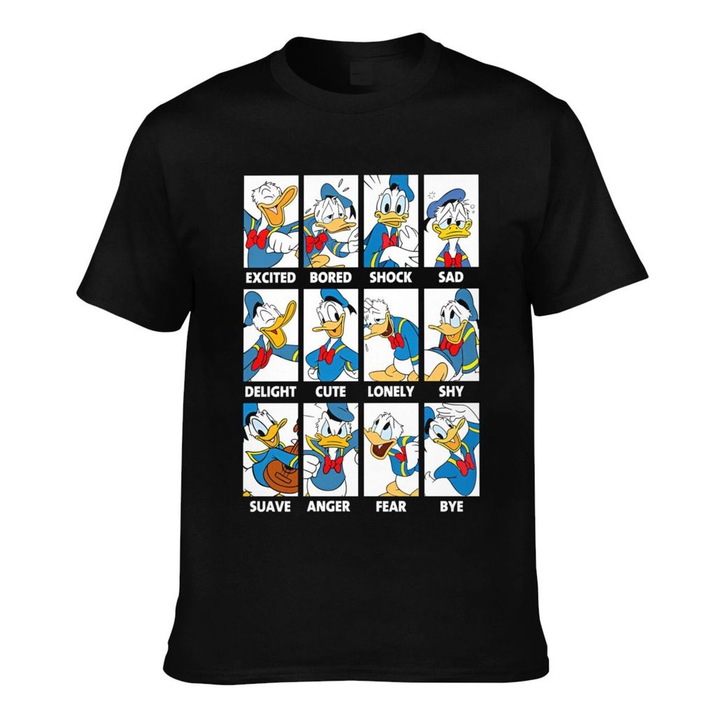 Casual Tee Donald Duck Vintage Tshirt For Man Clothes
