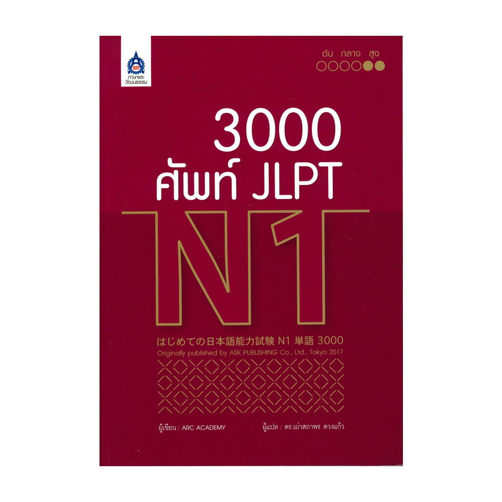 หนังสือ 3,000 ศัพท์ JLPT N1