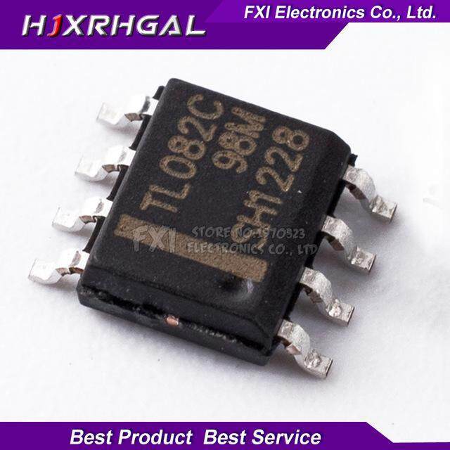 10 ชิ้น TL082CDR SOP8 TL082C SOP TL082 SMD ใหม่เดิม