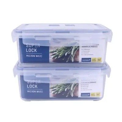SUPER LOCK - Premium Series กล่องถนอมอาหาร (1700 มล.) รุ่น 6856 ]