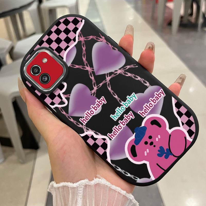 เคสใช้ได้กับ Samsung A04 M04 A04E F04 A03 A03s A02s M02s F02s M13 5G เคสแฟชั่นน่ารัก