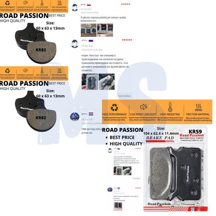 Harley Touring Flhrci Road King/Road King Classic 1994 ผ้าเบรค