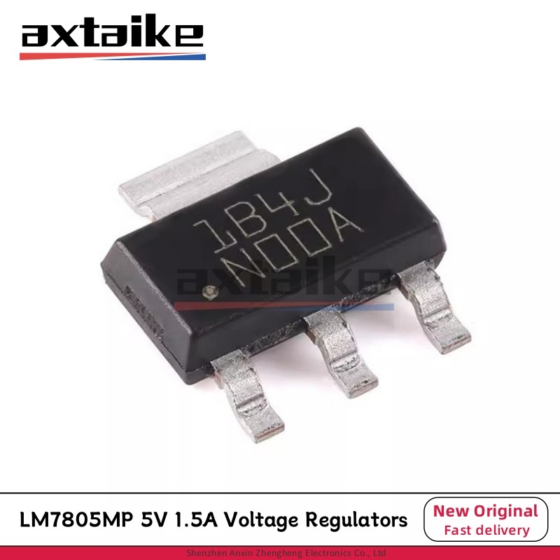 10/20/50PCS LM7805 SOT-223 LM7805MP LM7805MPX LM7805MPX/NOPB N00A NOOA 5V 1.5A ชิป SMD แรงดันไฟฟ้าคง