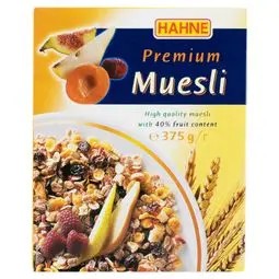 💥 ฮาทเน่มูสลี่ซีเรียลผลไม้ 375กรัม 🔔 Hahne Muesli Cereal 375g.
