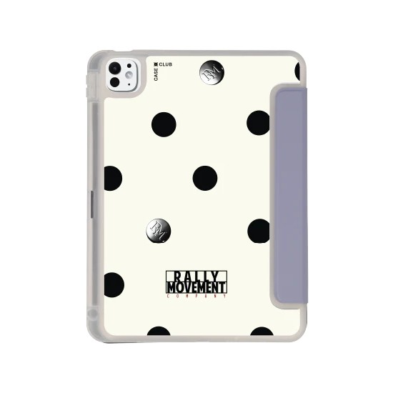 CaseClub เคสไอแพด หลังใส ฝาปิดสี ลาย Rally RM Dot ลายจุด RM สำหรับ iPad Pro / iPad Air / iPad Gen ราคา ถูกที่สุด ดีลบีเคเค แกลเลอรีภาพที่ 3