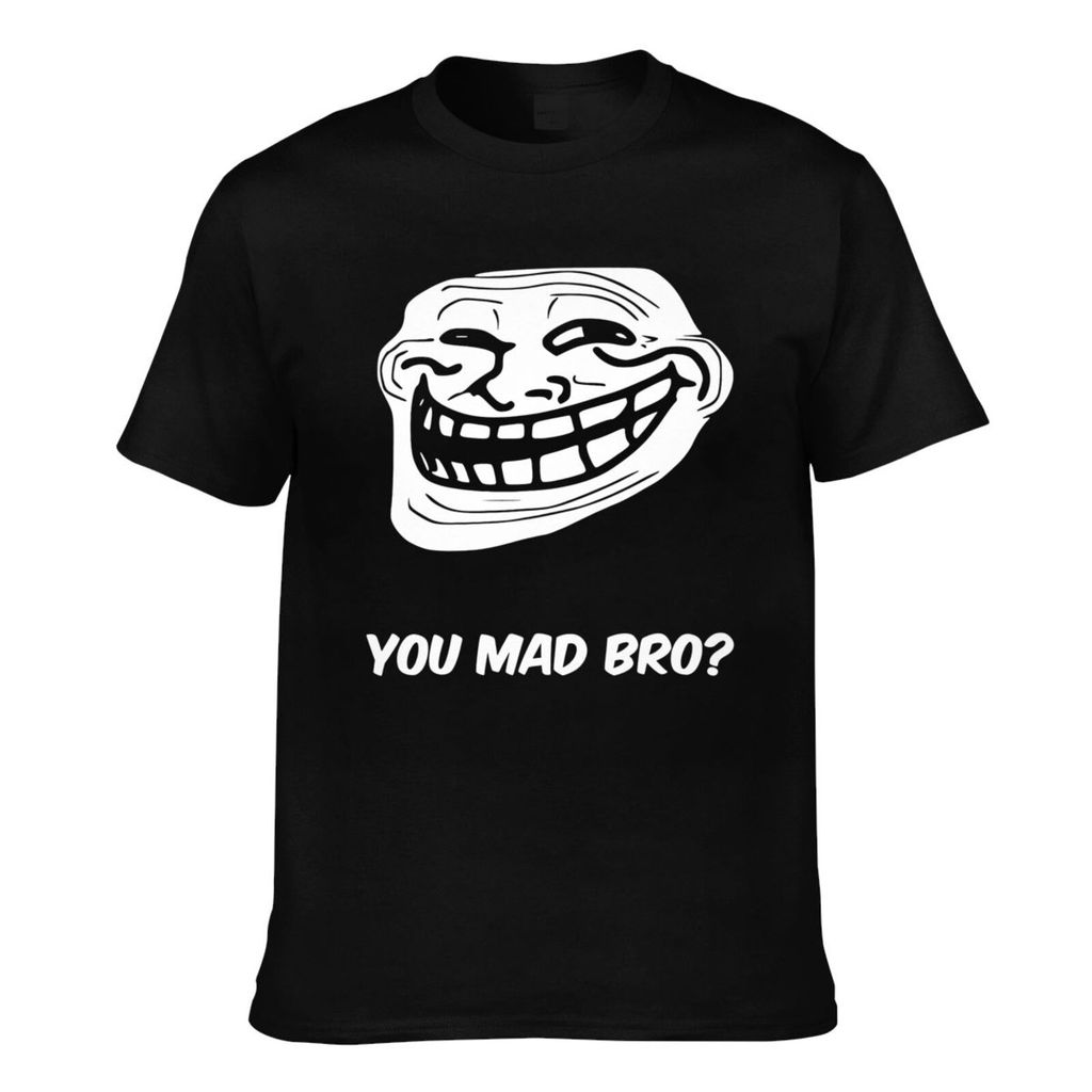 เสื้อยืดผู้ชาย ลายกราฟิกแบบ Troll Face พร้อมบริการจัดส่งไว