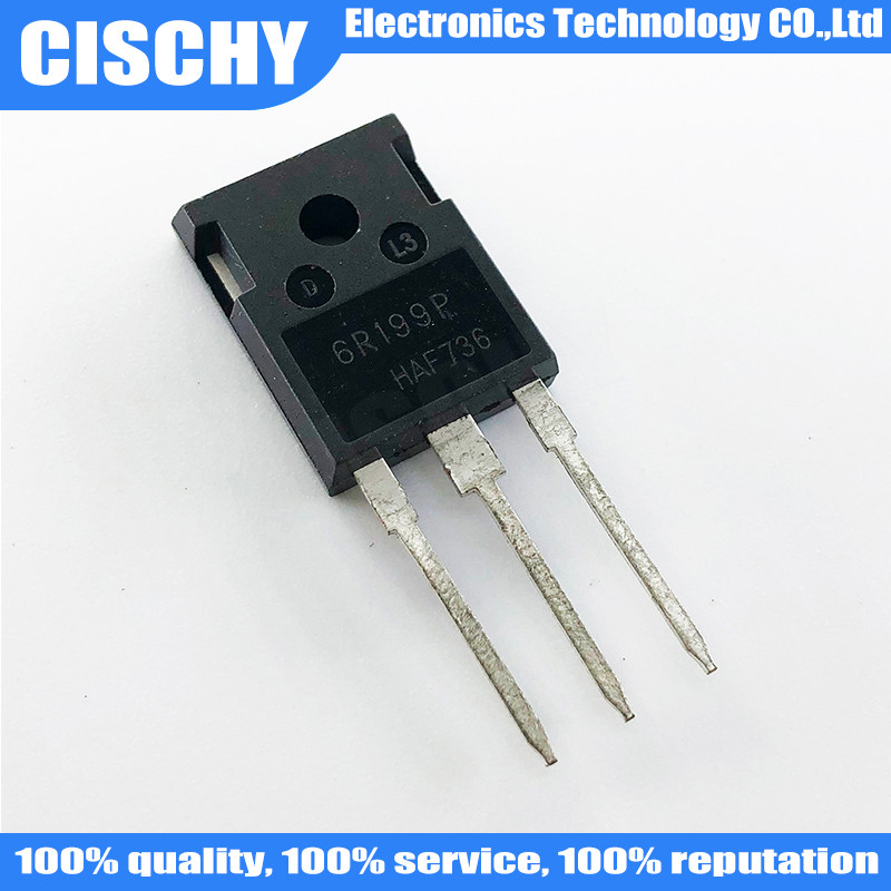5 ชิ้น/ล็อต 6R199P IPW60R199CP TO-247 ในสต็อก