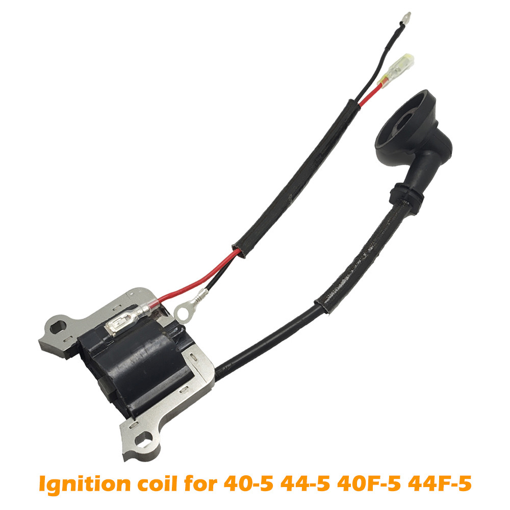 40-5 44-5 คอยล์จุดระเบิด Fit สําหรับ 43CC 52CC เครื่องตัดหญ้าเครื่องตัดแปรงเครื่องตัดหญ้าอุปกรณ์เสริมสวนมือเหล็ก ABS
