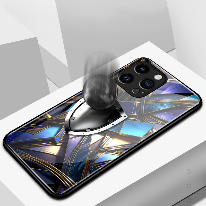 เคสสำหรับ OPPO Reno 12 5G Reno 12 Pro 5G Reno 12F 4G Reno 12F 5G เคสโทรศัพท์รูปเพชรเปลือกแก้วกันกระแทก - รูปที่ 2