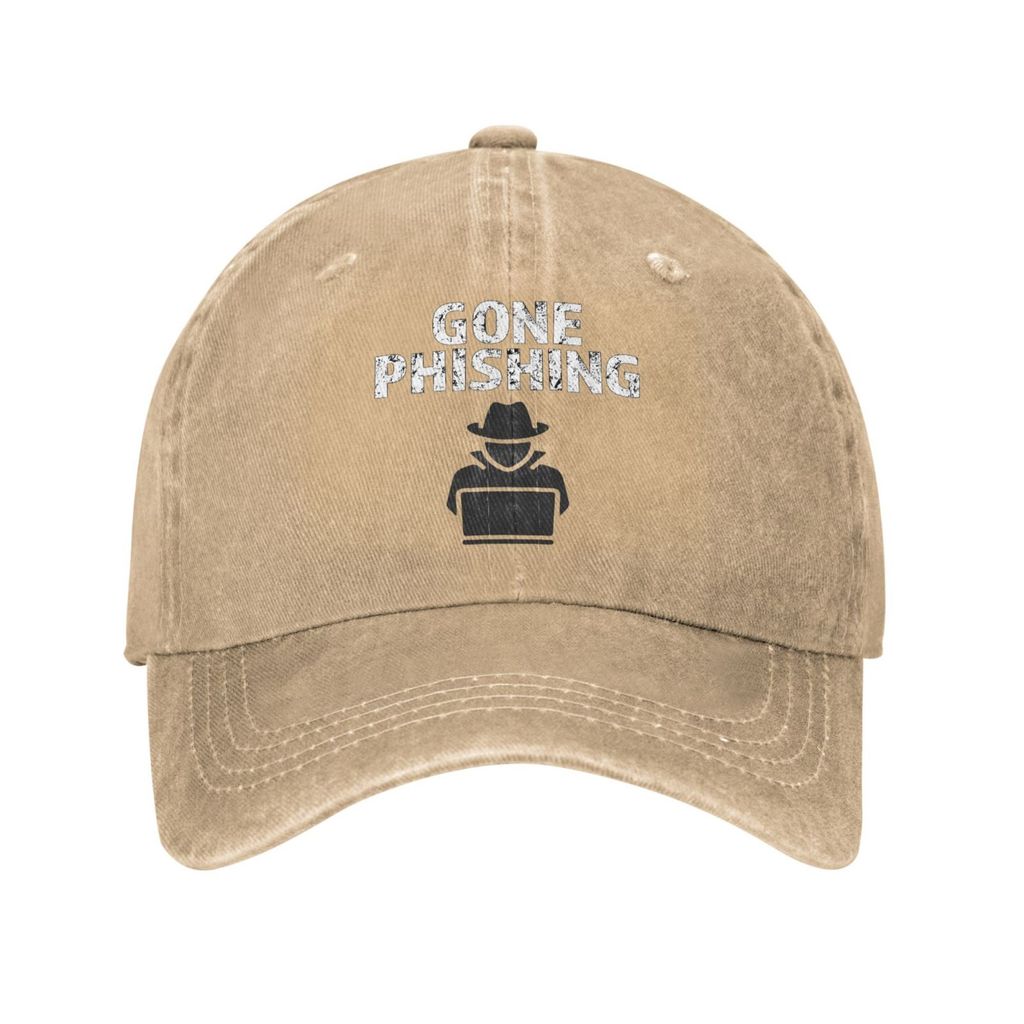 หมวกแฟชั่น Gone Pishing, Cool Online Cyber Security Hacker Or Expert Baseball Cap Unisex Hat One Siz