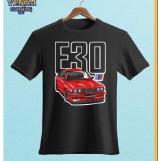 เสื้อยืด BMW M3 E30 เสื้อไมโครไฟเบอร์