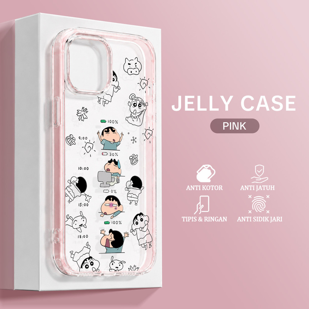 [Tong_O] Shin Chan Casing Oppo 16F Reno 16 Pro 5G A6C 4G A6 A6X Reno 15 5G 15F 15 Pro Max A3X 14F A6