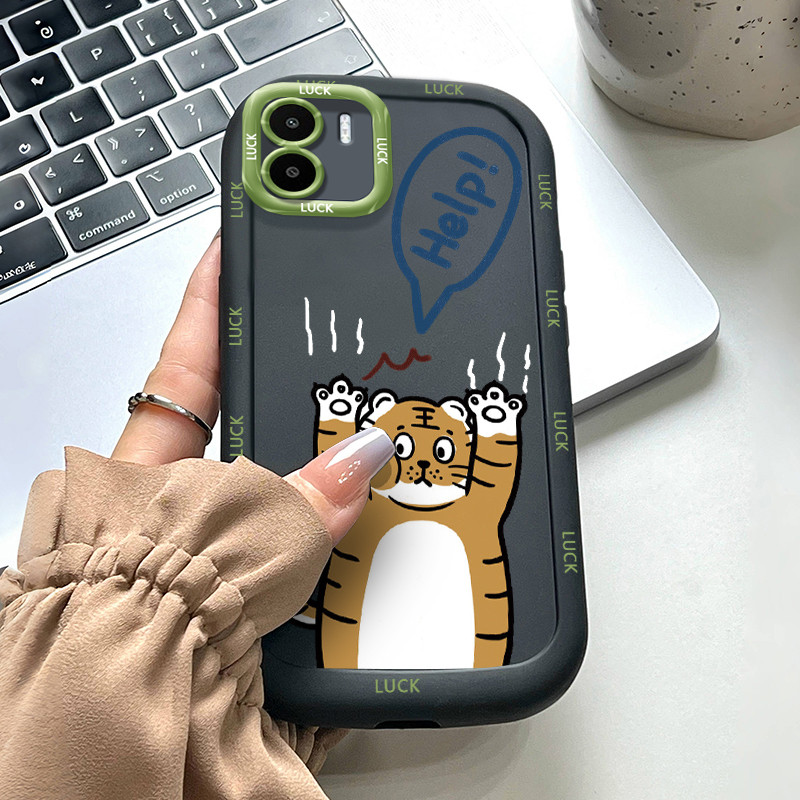 เคสสำหรับ Xiaomi Redmi A1 A2 เคสโทรศัพท์เสือซิลิโคนซอฟต์เชลล์