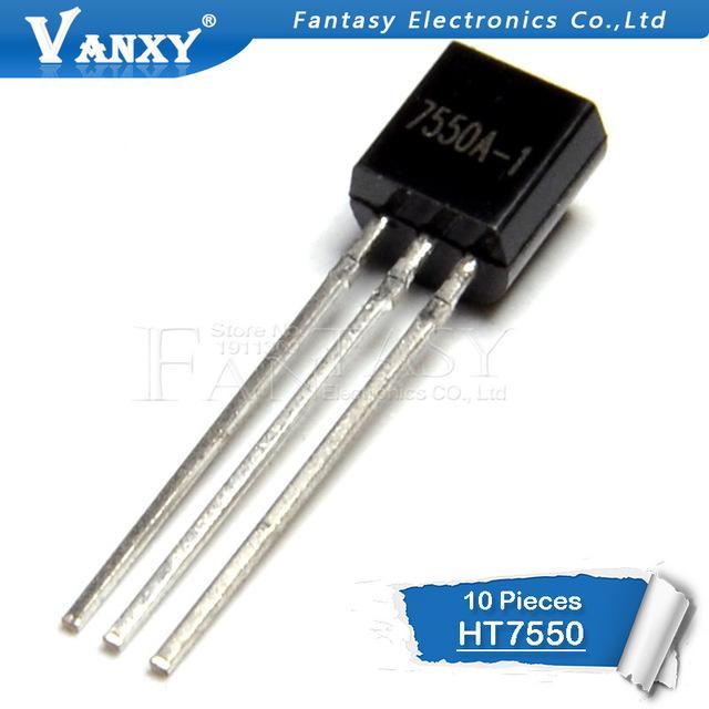 10pcs HT75500-1 TO92 HT7550A-1 TO-92 7550A-1 7550-1 HT7550 ทรานซิสเตอร์ IC ใหม่