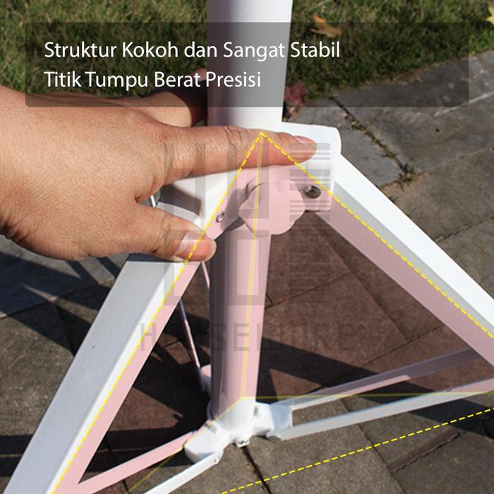 TENDA Hugo ขาตั้งกล้องขาเส้นผ่านศูนย์กลาง 33 มม. รองรับร่มสําหรับเต็นท์สวนชายหาด