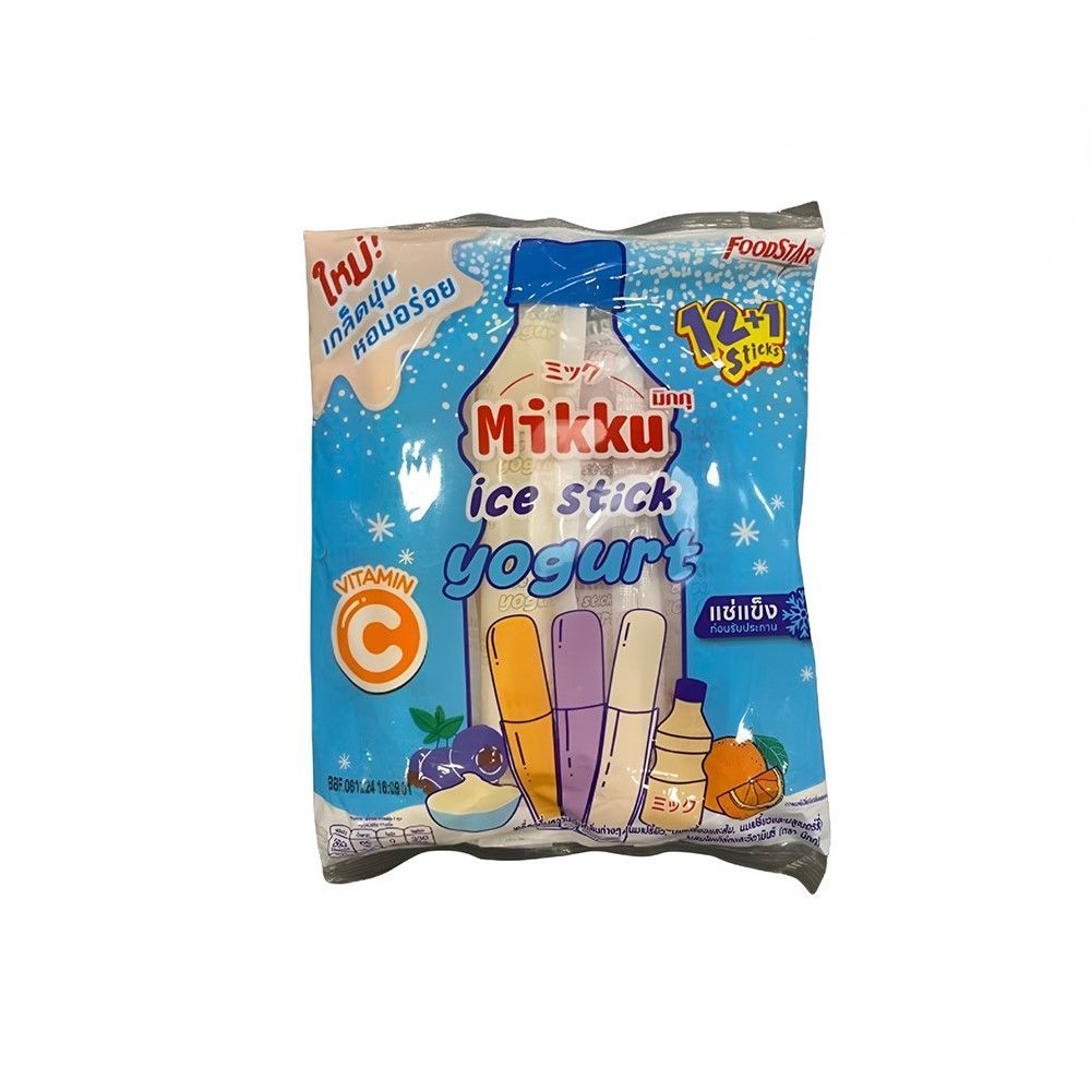 [สินค้าส่งด่วน]มิกกุ ไอซ์สติ๊กโยเกิร์ตวิตซี 35มล.X13