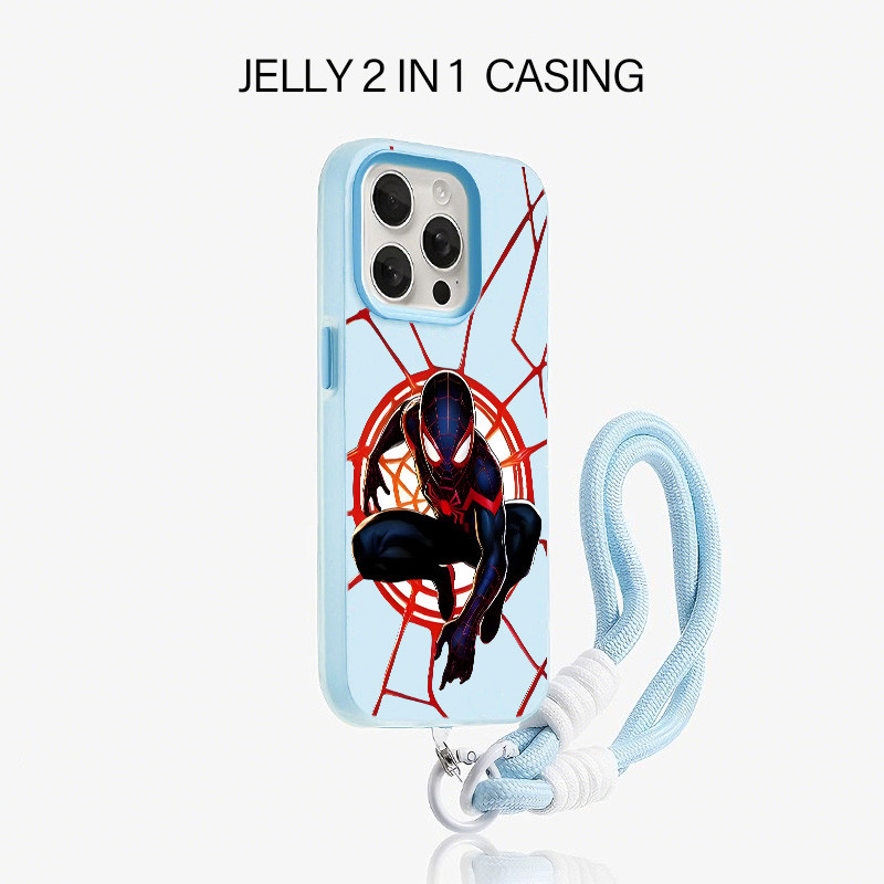 GANTUNGAN Cool [ปลอก 9527] Spiderman Casing Hp Samsung Galaxy A07 A57 A17 5G A37 A06 A56 5G A27 A35 