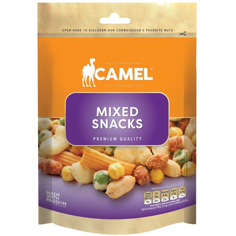 CAMEL คาเมลถั่วและขนมอบกรอบ 300ก [8888112075008]