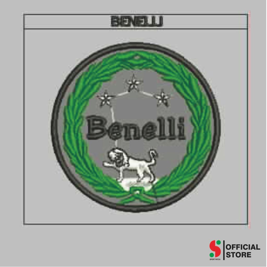 SPORT-364 คอมพิวเตอร์ EMBROIDERY PATCH LOGO/BENELLI EMBLEM