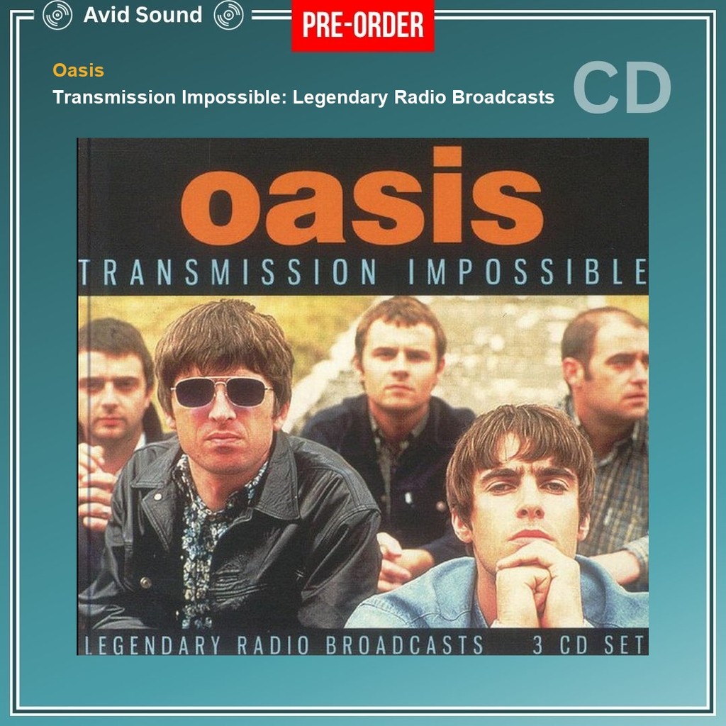 Pre-Order CD แผ่นซีดี Oasis Transmission Impossible: Legendary Radio Broadcasts ใหม่ ซีล Oasis CD