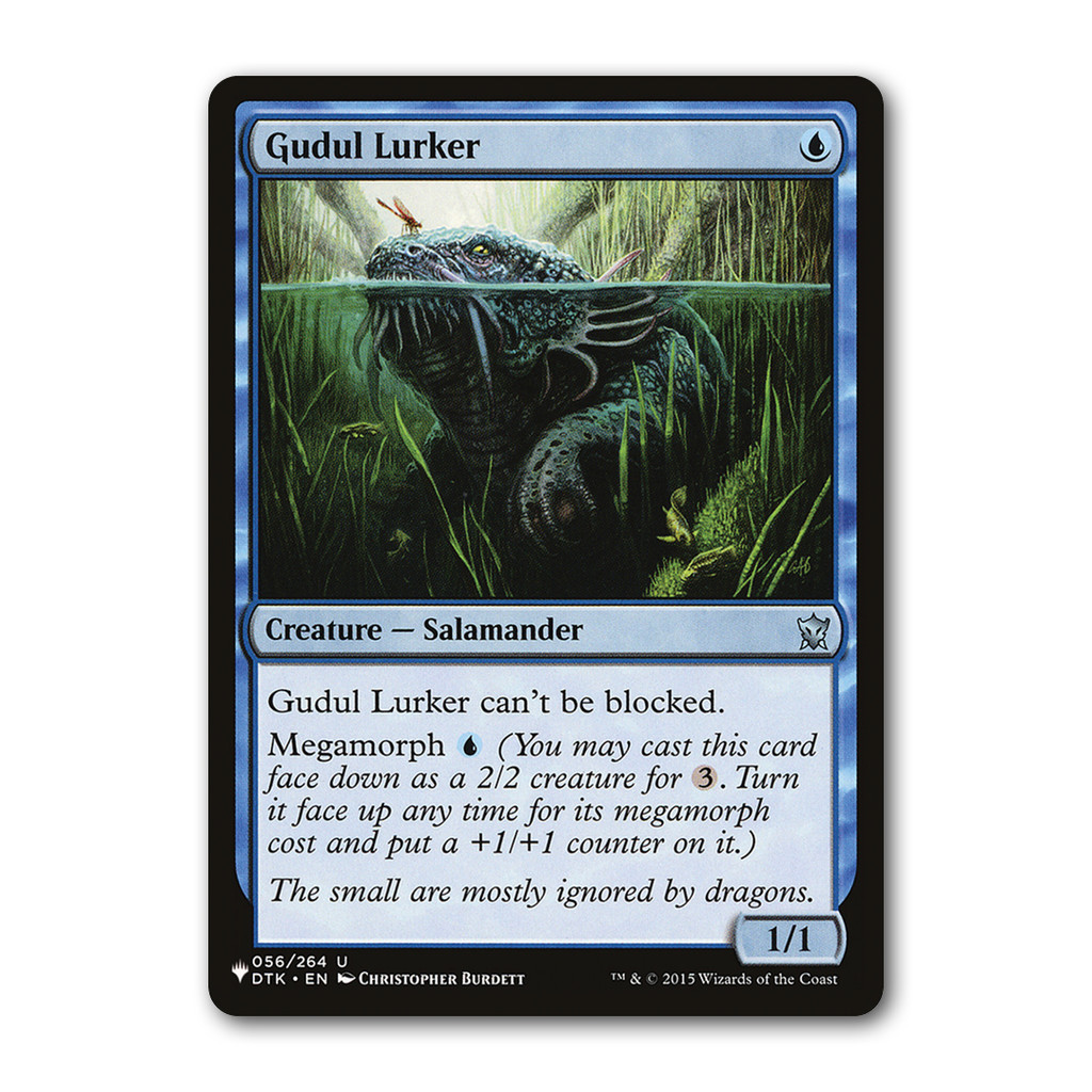 [MTG] Gudul Lurker [PLST] [Blue] [Uncom] [Normal] [ENG] [2015] (Magic: The Gathering)