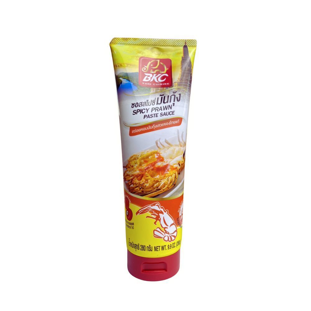 💥 บีเคซี ซอสสไปซี่มันกุ้ง 280กรัม 🎐 BKC SPICY PRAWN PASTE SAUCE 280G ✅ ซอสปรุงรสและทำอาหาร  🎨 COOKIN