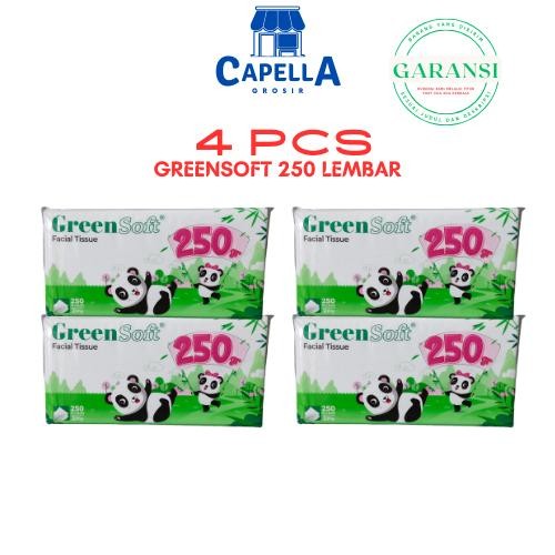 Sw4u 4 ชิ้น Greensoft 250S กระดาษเช็ดหน้า