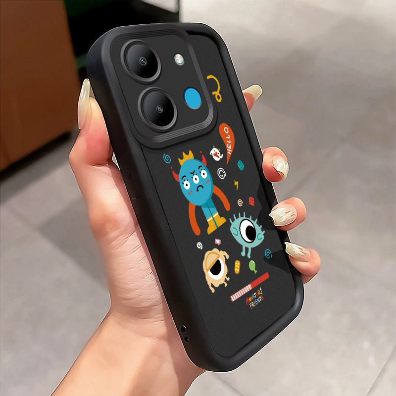 HIJAU MATA Infinix Smart 7 Smart 7 HD Tecno Spark Go 2023 Tecno Pop 7 Pro Case Green Head Case HP Pa