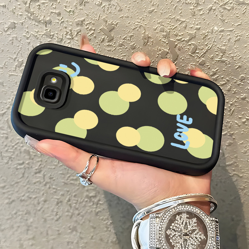 MATA Samsung Galaxy J4 Plus 2018 J6 Plus 2018 J4 Prime J6 Prime J2 Prime J2 Ace Case Graffiti Dot Ca