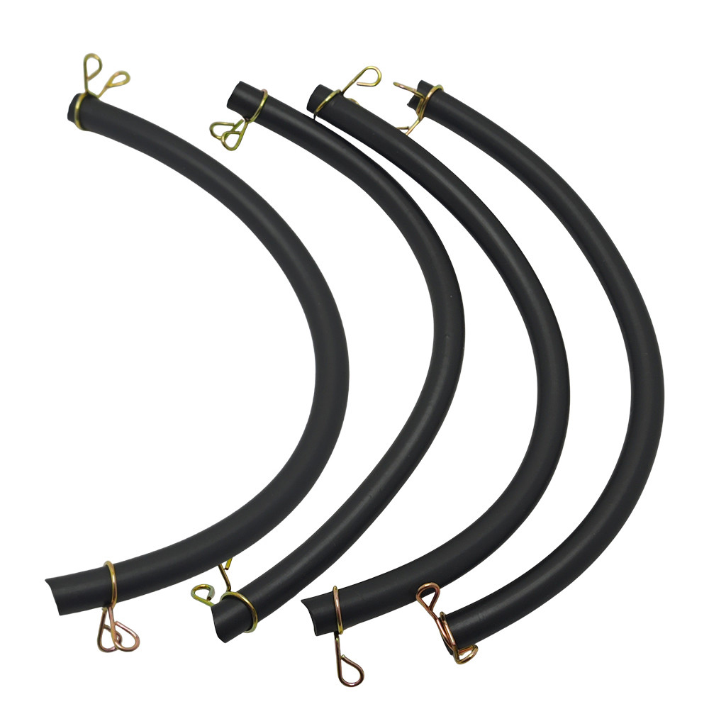 4 ชิ้น/ล็อตการใช้ท่อ Line Clamps สําหรับ GX120 GX140 GX160 GX200 ID 3/16" ความยาว 6-1/2"