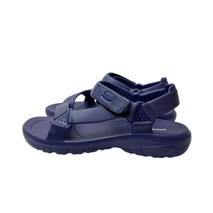 SKECHERS สเกชเชอร์ รองเท้าแตะภูเขาผู้ชายรองเท้าแตะผู้ชายยางน้ําหนักเบา