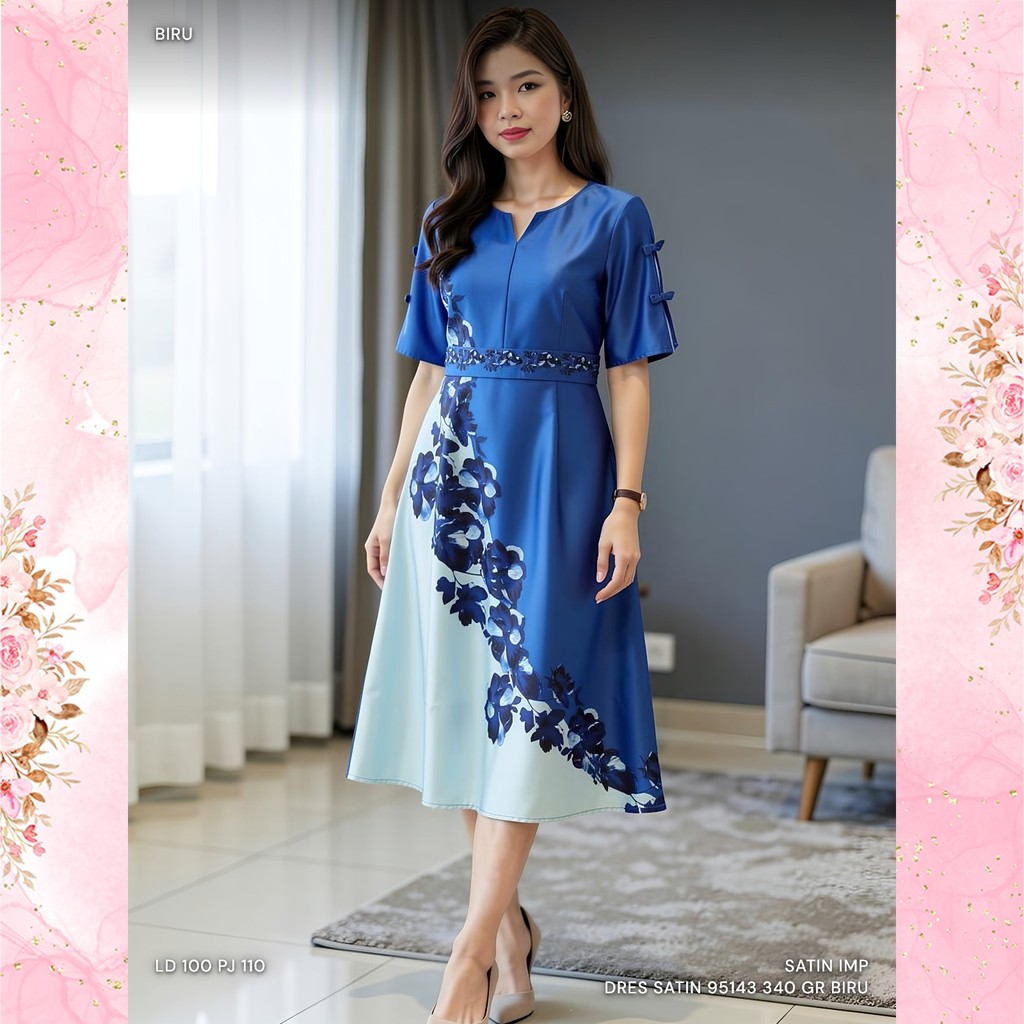SATIN DRESS 95143 340 GR Direct Order