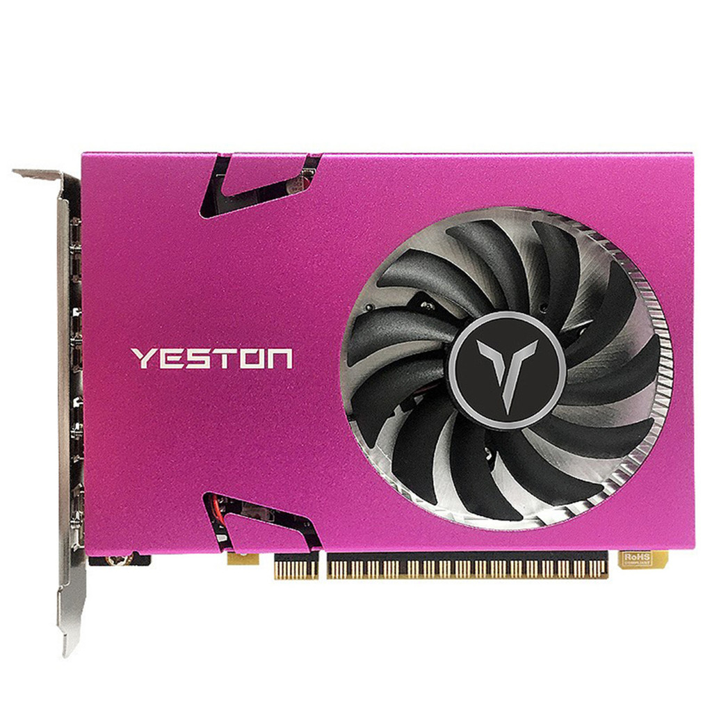 Emsith Yeston GT730-2G 4HD กราฟิกการ์ด 4 หน้าจอ 2G/128bit/DDR3 หน่วยความจํารองรับหน้าจอแยก 10bit ควา