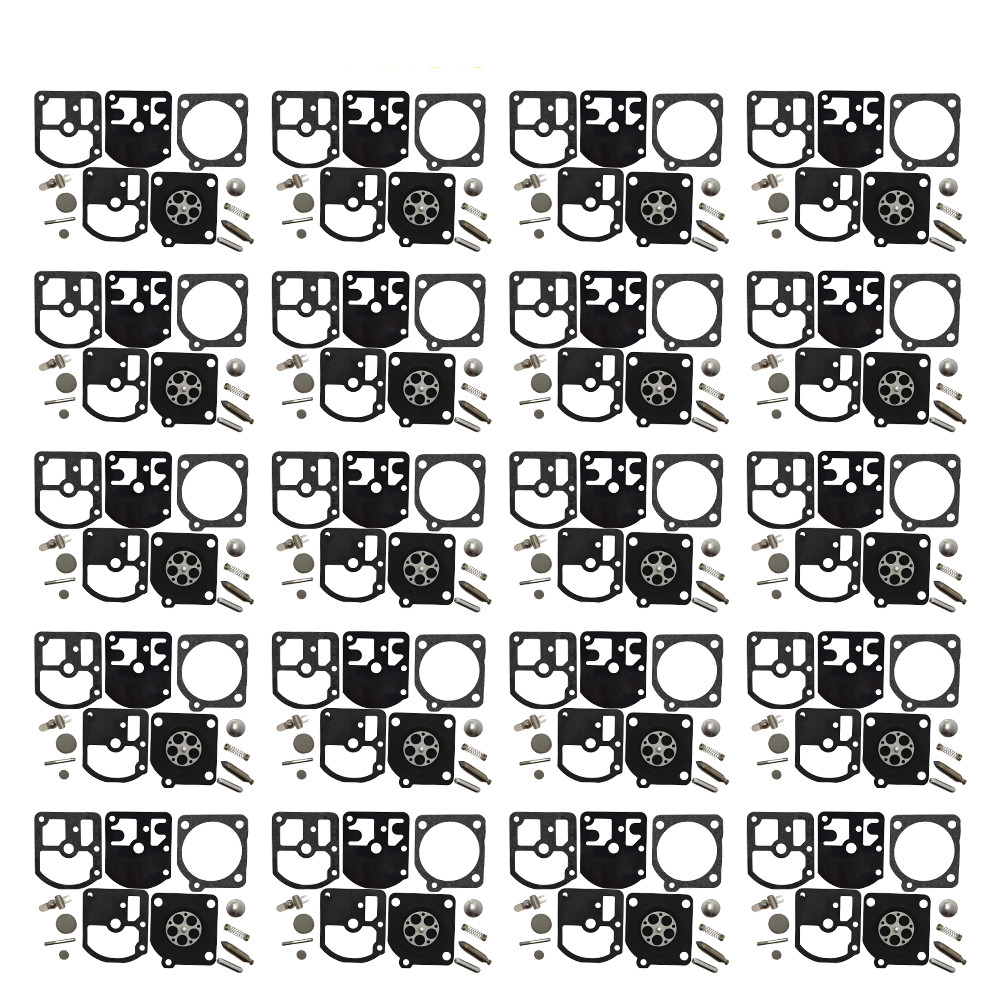 20 ชิ้น/ล็อตชุดซ่อมคาร์บูเรเตอร์สําหรับ 009 010 011 012 011AV & AVEO ZAMA RB-11 GND-7 C1S-Z1 C1S-Z1A