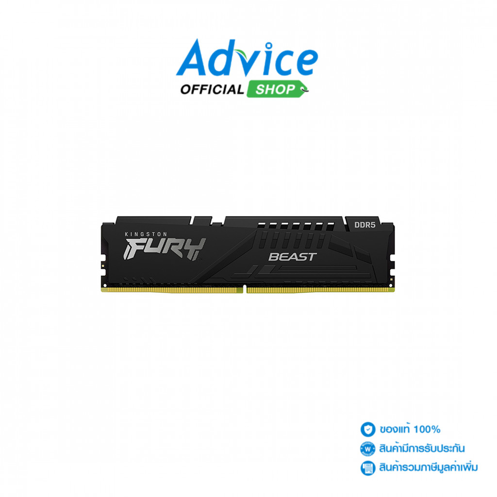 KINGSTON RAM DDR5(5600) 8GB FURY BEAST BLACK (KF556C40BB-8) - A0172791