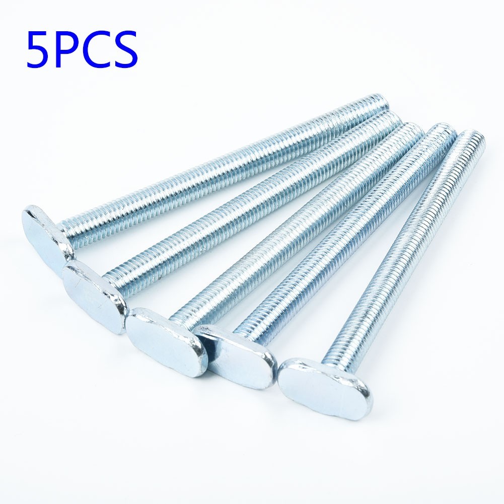 5 ชิ้น M8 T สกรูน็อตสําหรับ 19X9.5 มิลลิเมตร T-Track T-Slot Miter Track Jig ตารางเลื่อย