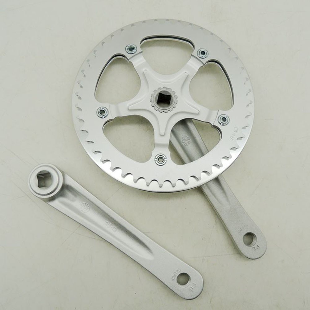 คลังสินค้าพร้อม 44T 170 มม.จักรยานพับได้ Crankset จักรยานเสือหมอบ Ultralight Alluminum Alloy